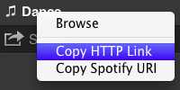 Copy HTTP Link preview